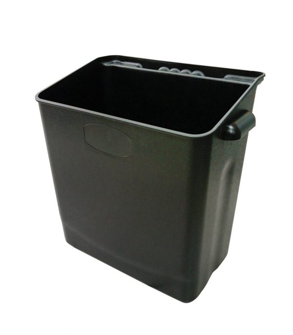 Corbeille grand modèle pour chariot polyvalent - noir - 390x255xH380 mm