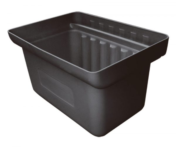 Corbeille petit modèle pour chariot polyvalent - noir - 350x240xH200 mm