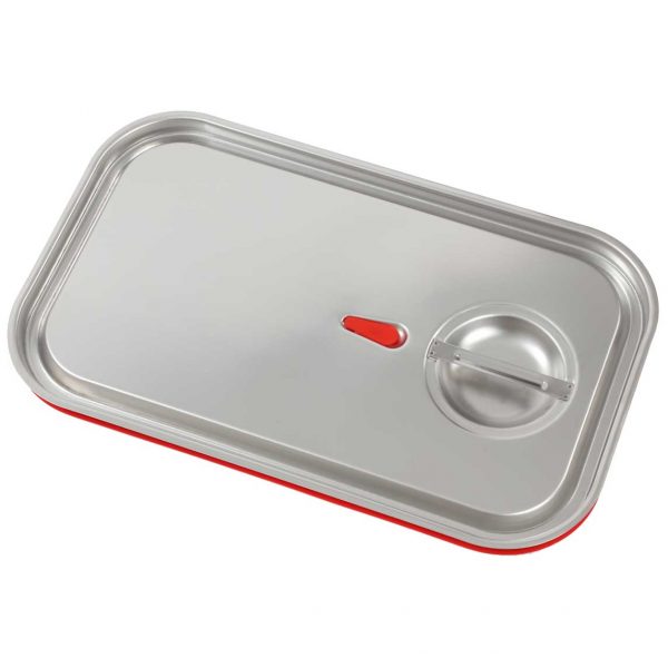Couvercle hermétique INOX 201 avec joint en silicone - GN 1/1