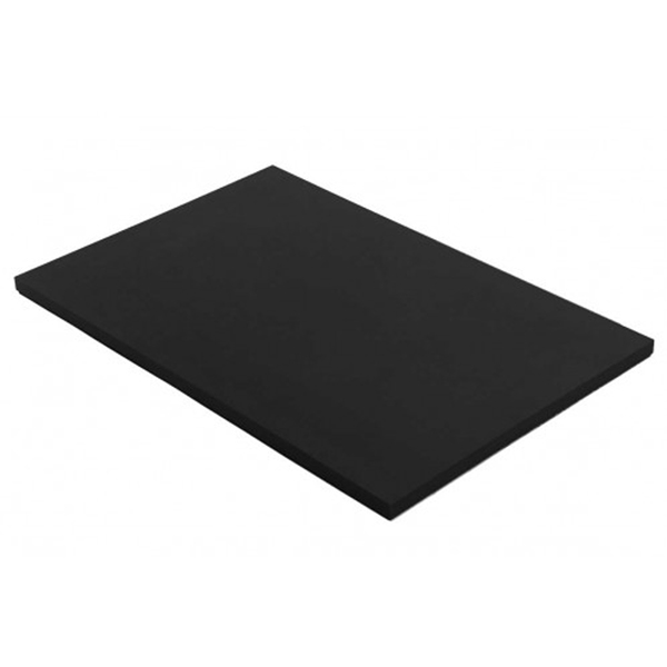 Planche PEHD 500 noire - 500 x 300 x 20 mm