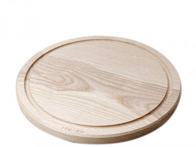 Planche bois rigole 1 pièce diam.30cm épaisseur 2 cm