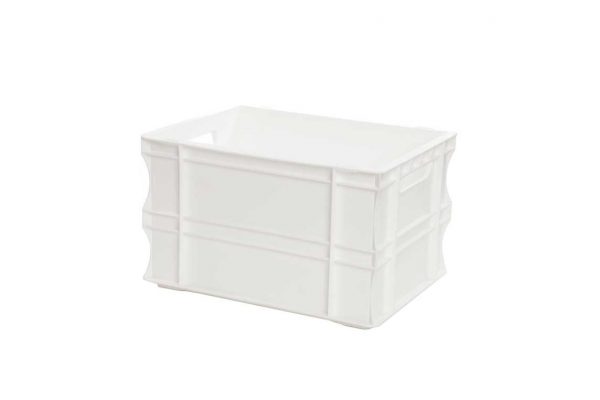 Bac Eurobox plein - 400x300xH220 - blanc