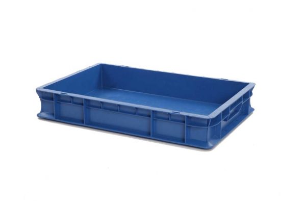 Bac Eurobox plein - 600x400xH100 - bleu