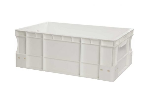 Bac Eurobox plein - 600x400xH220 - blanc
