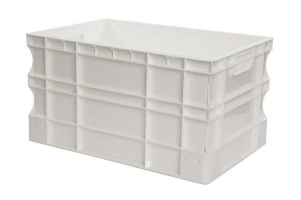Bac Eurobox plein - 600x400xH320 - blanc