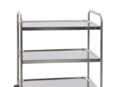Chariot Inox - 3 plateaux  - 880 x 580 x H1015 mm