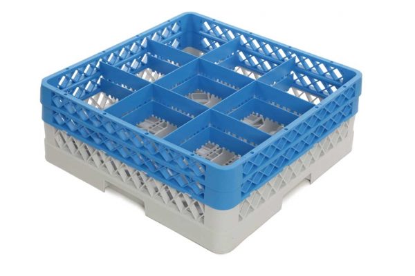 Casier de lavage 9 verres - Hauteur 15,5 cm