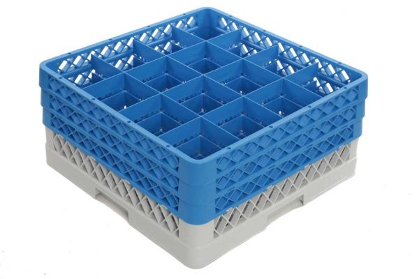 Casier de lavage 16 verres - Hauteur 19,5 cm