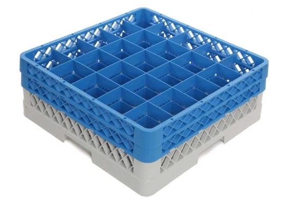 Casier de lavage 25 verres - Hauteur 15,5 cm