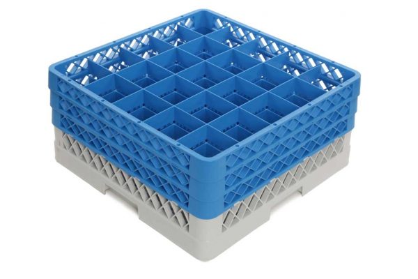 Casier de lavage 25 verres - Hauteur 19,5 cm