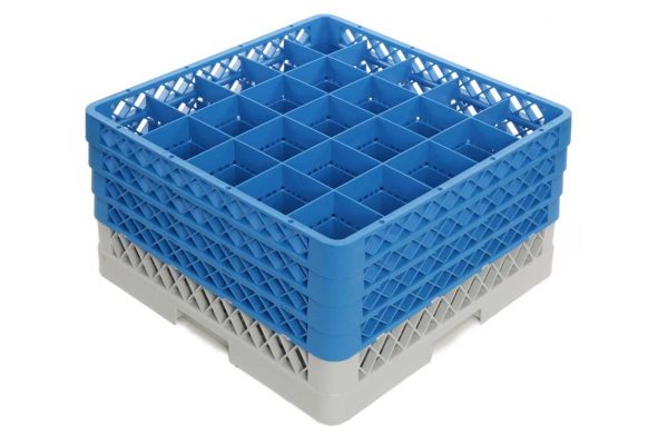 Casier de lavage 25 verres - Hauteur 23,5 cm