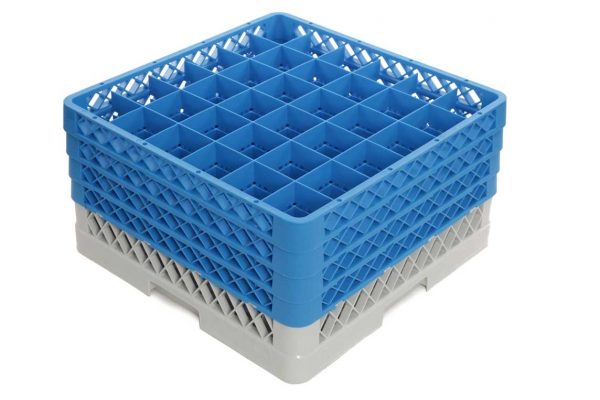 Casier de lavage 36 verres - Hauteur 23,5 cm