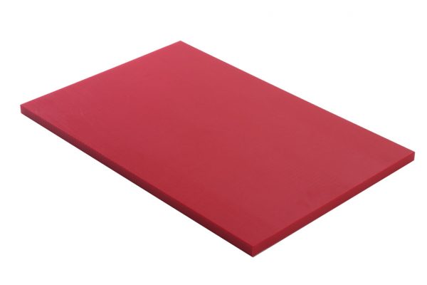 Planche PEHD 500 rouge - EP.2.5cm le M2