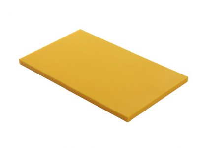 Planche PEHD 500 - jaune - 60X40X2 cm