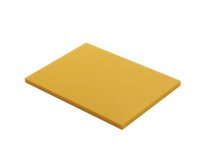 Planche PEHD 500 - jaune - 40X30X2 cm