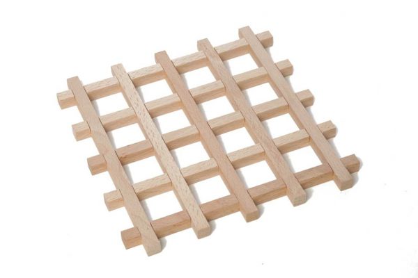 Dessous de plat "nice" naturel - 20X20 cm