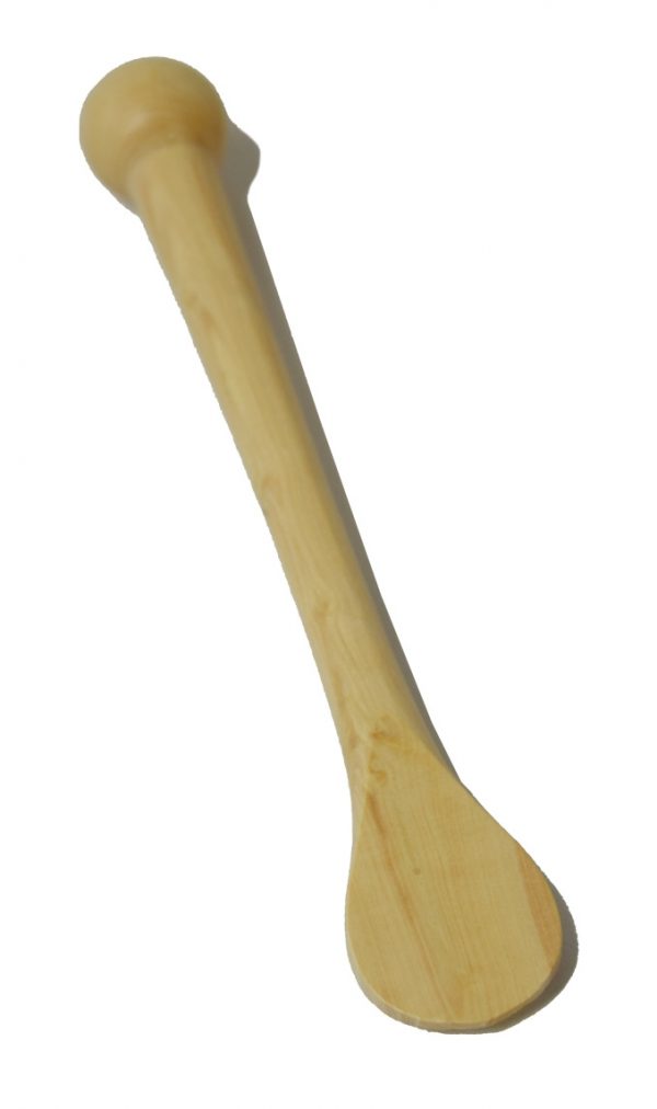Spatule à moutarde buis - L.11 cm