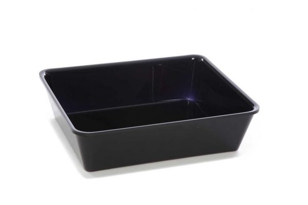 Plat PLEXI.GN 1/2 - 325X265X80mm - noir