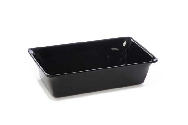 Plat PLEXI.GN 1/3 - 325X176X80mm - noir