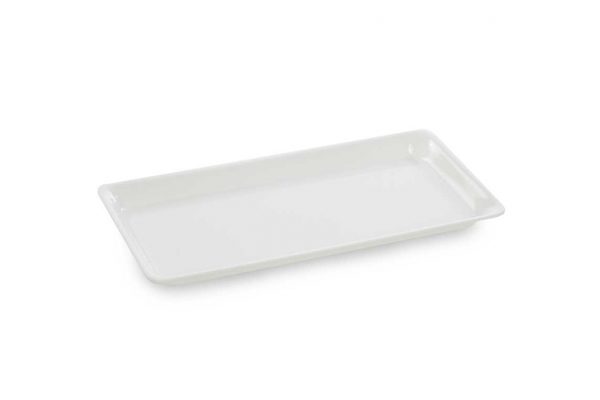 Plat PLEXI.  B04 - 290X150X17mm - blanc