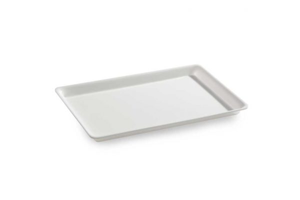 Plat PLEXI.  B12 - 295X195X17mm - blanc