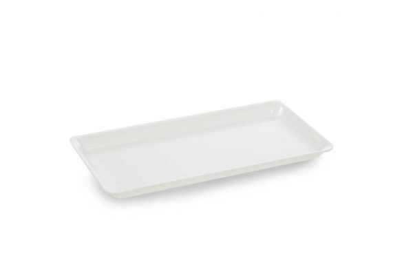 Plat PLEXI.  B27 - 300X160X17mm - blanc