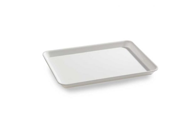 Plat PLEXI. B15 - 295X225X17mm - blanc