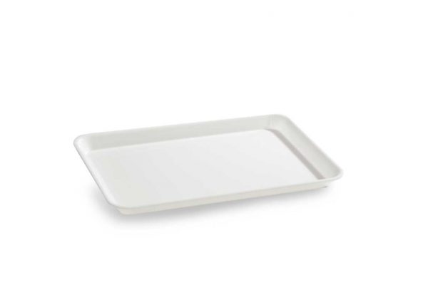 Plat PLEXI.  B50 - 305X210X17mm - blanc