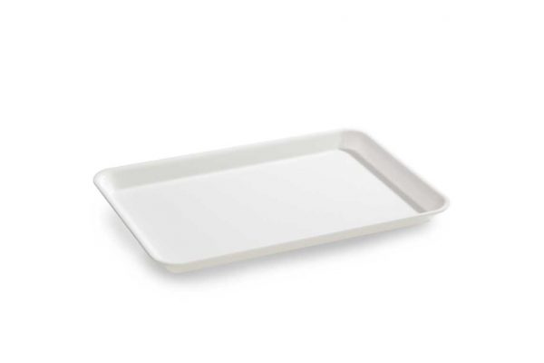 Plat PLEXI.  B14 - 310X210X17mm - blanc