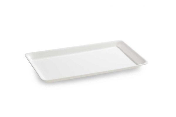 Plat PLEXI. B33-350X200X17 mm - blanc