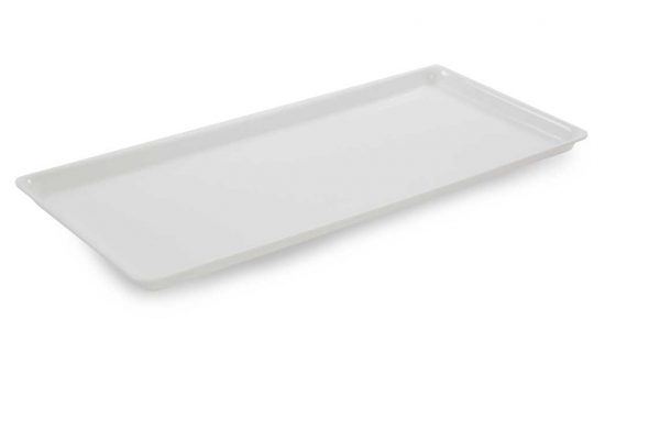 Plat PLEXI. B21 - 565X270X17mm - blanc