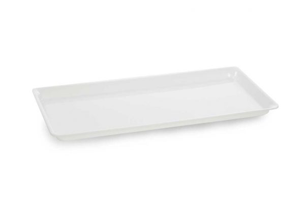 Plat PLEXI. B42 - 425X205X17 mm - blanc
