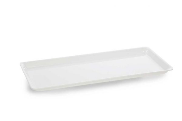 Plat PLEXI. B40 - 460X210X20mm - blanc
