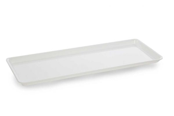 Plat PLEXI. B36 - 535X205X17 mm - blanc