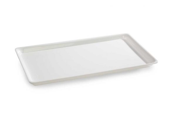 Plat PLEXI. B20 - 415X260X17mm - blanc