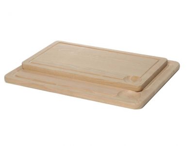 Planche bois avec rigole 45X23X1.6 cm