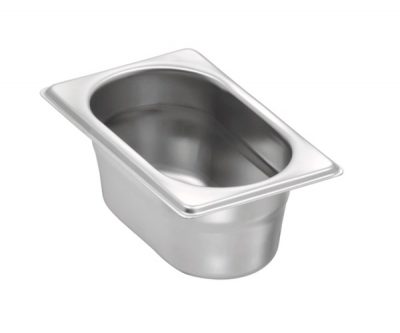 Bac Inox 201 - GN 1/9 - 176x108x65 mm