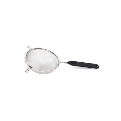 Passe-bouillon en inox Ø14 cm avec manche noir