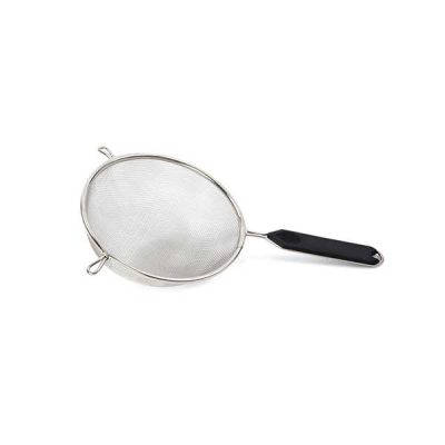 Passe-bouillon en inox Ø18 cm avec manche noir