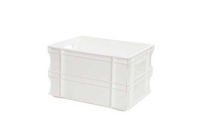 Bac Eurobox plein - 400x300xH220 - blanc
