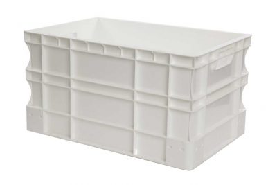 Bac Eurobox plein - 600x400xH320 - blanc