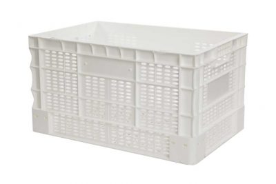 Bac Eurobox ajouré - 600x400xH330 - blanc