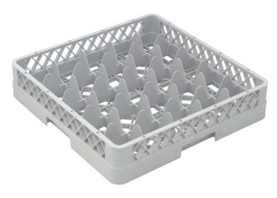 Casier de lavage gris - base 25 compartiments