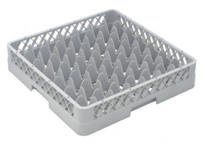 Casier de lavage gris - base 49 compartiments