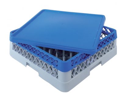 Couvercle bleu pour casier de lavage