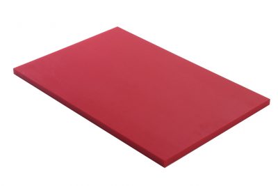Planche PEHD 500 rouge - EP.2.5cm le M2
