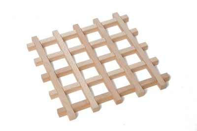 Dessous de plat "nice" naturel - 20X20 cm