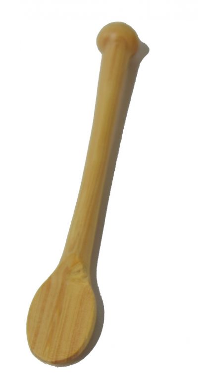 Spatule à moutarde buis - L.9 cm