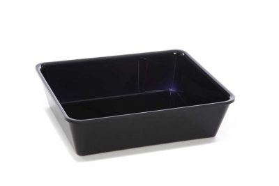Plat PLEXI.GN 1/2 - 325X265X80mm - noir