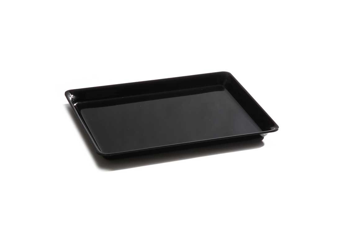 Plat PLEXI. B08 - 270X200X17 mm - noir